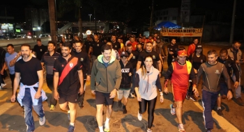 Na Caminhada da Fé, Daniel Vilela destaca o respeito do Governo de Goiás às tradições goianas